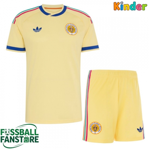 Curaçao Replik Auswärtstrikot Kinder WM 2026 Kurzarm (+ Kurze Hosen)